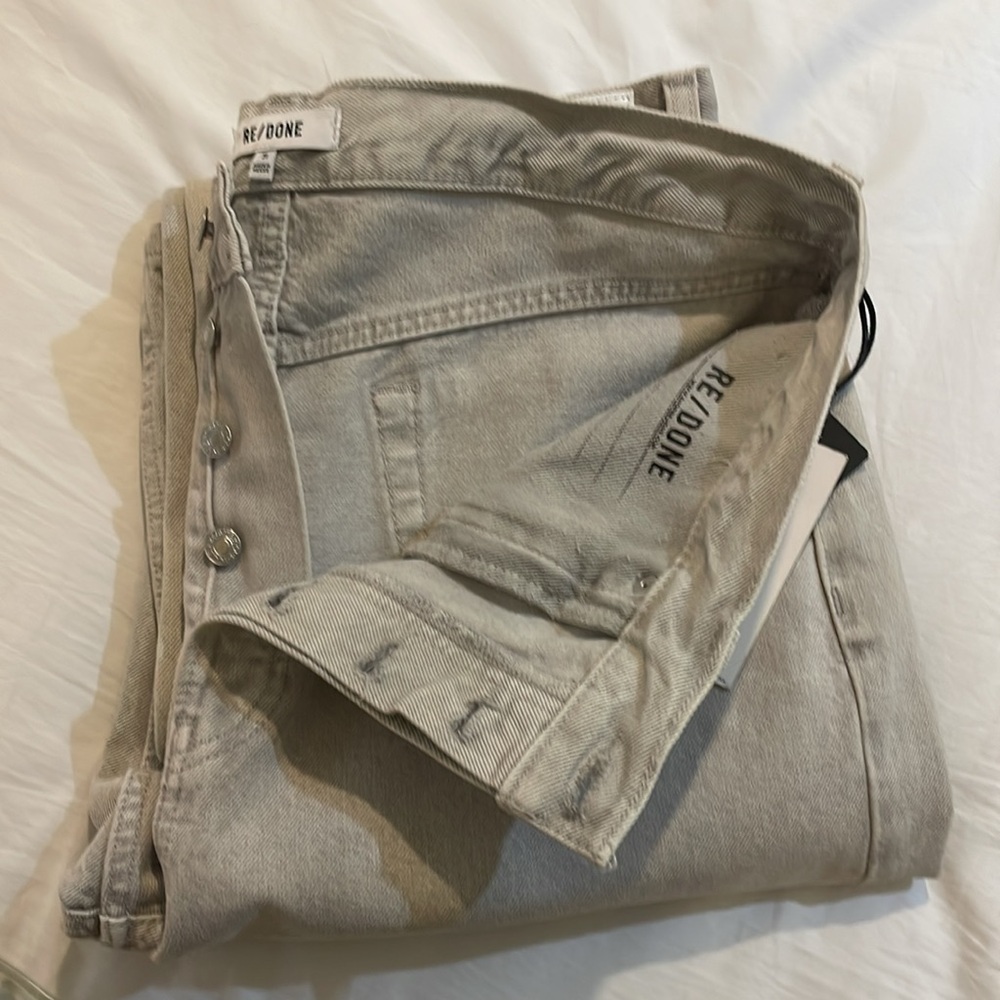 NWT Re/ Done 70s bootcut coated quartz size 31 - Picture 3 of 14